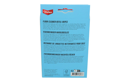 Valma Dry Refill Cloths Floor Cleaner 20 pieces, Image 3