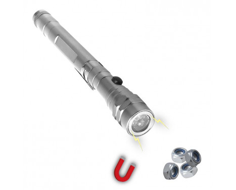Telescopic flashlight 3LED with magnet, Image 3