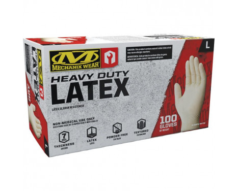 Mechanix Wear HD Latex Gloves - Size L - 100 pcs, Image 2