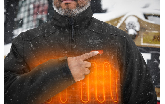 Milwaukee M12™ heated jacket - black - size XL, Image 5