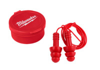 Milwaukee Reusable Earplugs with Cord and Storage Case (3 pcs)