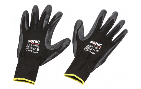 PU-flex work glove black size 8 (M)