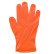 Rooks Disposable gloves orange, size L, set of 50 pieces, Thumbnail 2