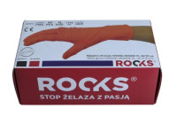 Rooks Disposable Gloves orange, Size XL, set of 90 pieces