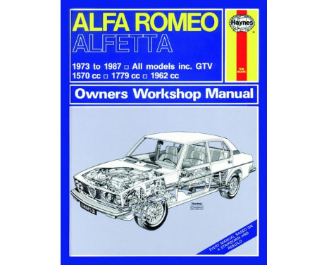 Haynes Workshop Manual Alfa Romeo Alfetta 1973-1987 classic reprint