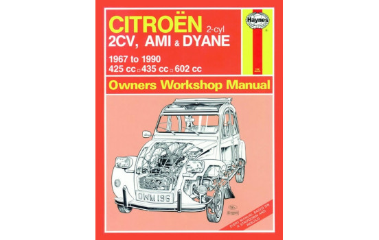 Haynes Workshop Manual Citroën 2CV, Ami & Dyane (1967-1990)