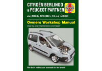 Haynes Workshop manual Citroën Berlingo & Peugeot Partner (2008-2016)