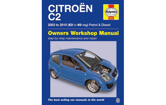 Haynes Workshop manual Citroën C2 Petrol & diesel (2003-2010)