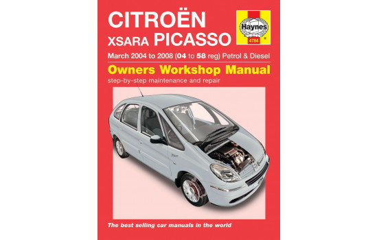 Haynes Workshop manual Citroën Xsara Picasso gasoline & diesel (March 2004 - 2010)