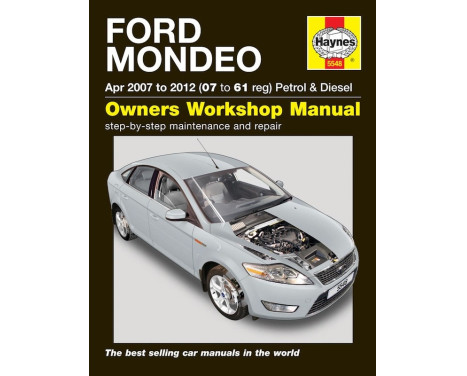 Haynes Workshop manual Ford Mondeo Petrol & diesel (Apr 07 - 12)