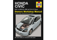 Haynes Workshop manual Honda Civic gasoline & Diesel (2001-2005)