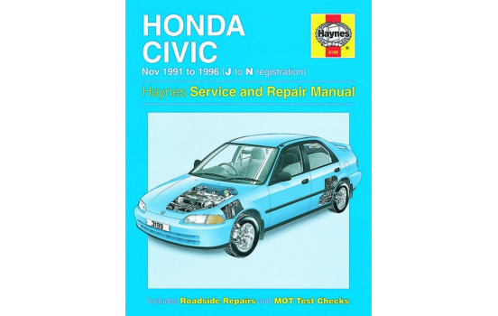 Haynes Workshop manual Honda Civic (Nov 1991-1996)