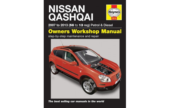 Haynes Workshop manual Nissan Qashqai petrol & diesel (2007-Jan 2014)