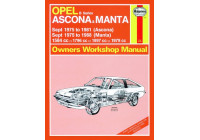 Haynes Workshop manual Opel Ascona & Manta (Sep 75 - 88) classic reprint