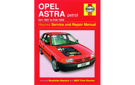 Haynes Workshop manual Opel Astra petrol (Oct 91 - Feb 98)