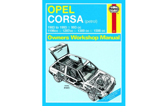 Haynes Workshop manual Opel Corsa petrol (1983-1993)