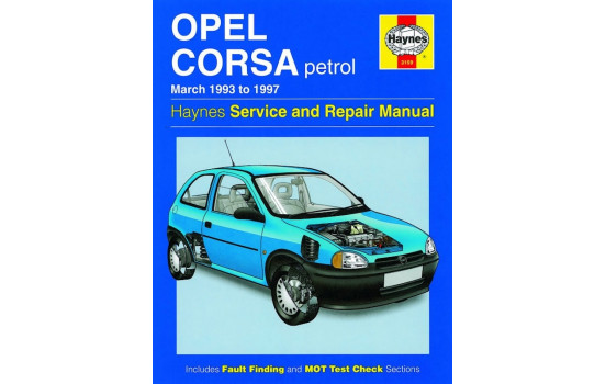 Haynes Workshop manual Opel Corsa petrol (1993-1997)