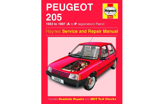 Haynes Workshop manual Peugeot 205 petrol (1983-1997)