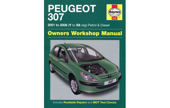 Haynes Workshop manual Peugeot 307 petrol & diesel (2001 - 2008)