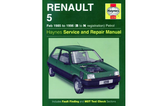 Haynes Workshop manual Renault 5 petrol (Feb 1985-1996) classic reprint