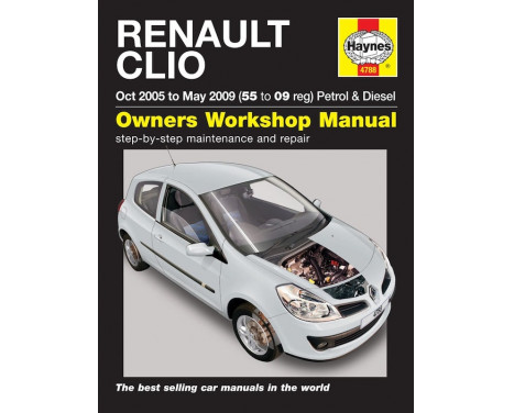 Haynes Workshop manual Renault Clio petrol & diesel (Oct 2005-May 2009)