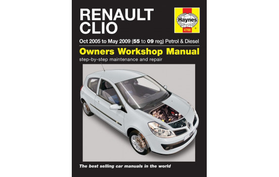 Haynes Workshop manual Renault Clio petrol & diesel (Oct 2005-May 2009)