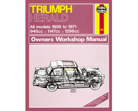 Haynes Workshop manual Triumph Herald (1959 - 1971) classic reprint