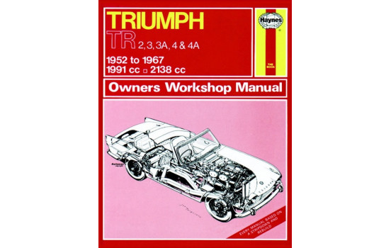 Haynes Workshop manual Triumph TR2, TR3, TR3A, TR4 & TR4A (1952 - 1967) classic reprint