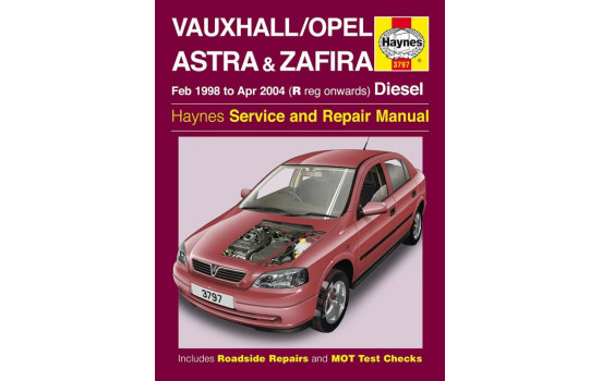 Haynes Workshop manual Vauxhall / Opel Astra & Zafira diesel (Feb 1998-Apr 2004)