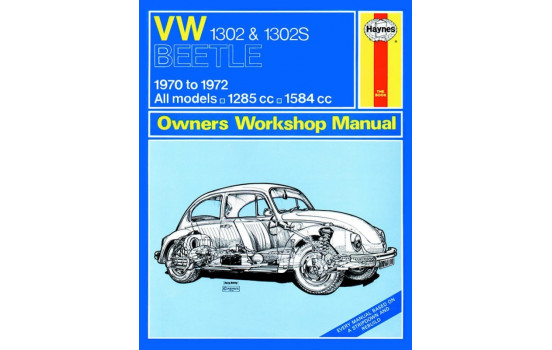 Haynes Workshop manual VW 1302 & 1302S (1970-1972) classic reprint