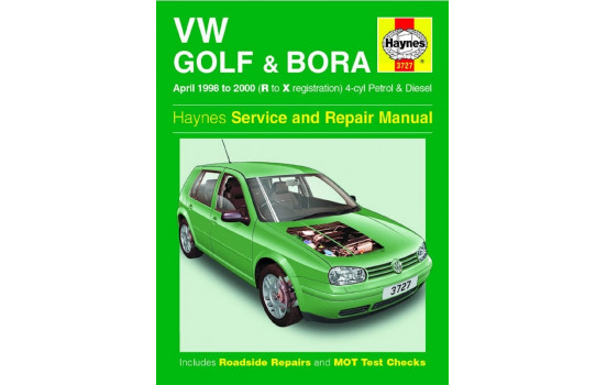 Haynes Workshop manual VW Golf & Bora gasoline & diesel (April 1998 - 2000)