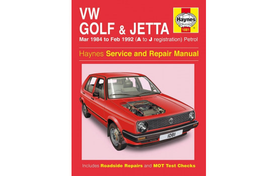 Haynes Workshop manual VW Golf & Jetta Mk 2 petrol (1984-Feb 1992)