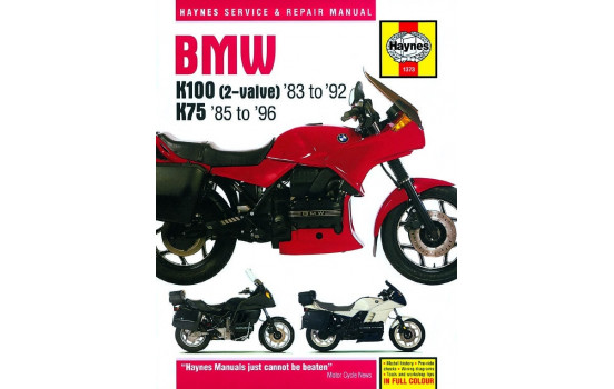 BMW K100 & 75 2-valveModels (83 - 96)