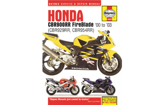 Honda CBR900RR FireBlade (00 - 03)