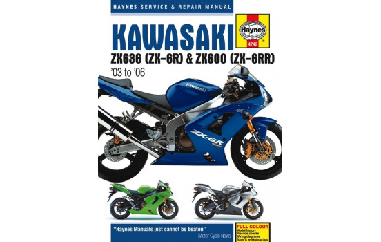 Kawasaki ZX636 (ZX-6R) & ZX600 (ZX6RR) (03 - 06)