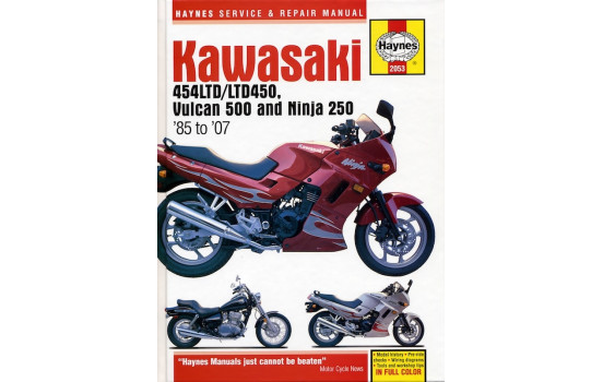 Kawasaki454LTD / LTD450, Vulcan500 & Ninja 250 (85 - 07)