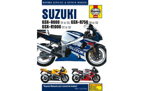 Suzuki GSX-R600 (01 - 03) GSX-R750 (00 - 03) GSX-R1000 (01 - 02)