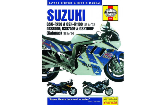 Suzuki GSX-R750 & GSX-R1100 (85-92), GSX600F, GSX750F & GSX1100F Katanas (88-96)