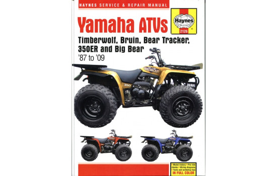 Yamaha Timberwolf, Brown, Bear Tracker, 350ER & Big Bear ATVs (87 - 09)