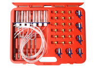 Common rail fluid meter set for 6 cylinders