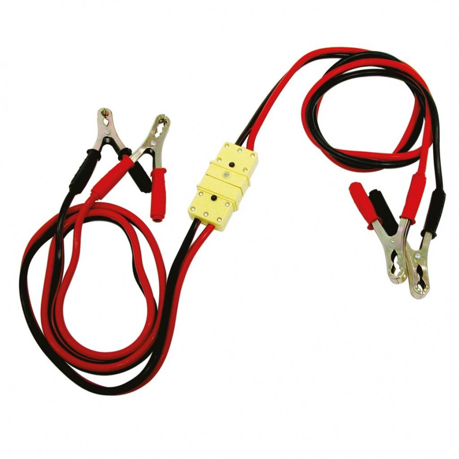 Starter cable set 500A with copper terminals and safety plug Winparts