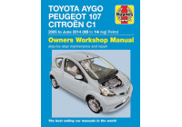 Haynes Workshop manual Citroën C1, Peugeot 107 & Toyota Aygo petrol (2005-2014)