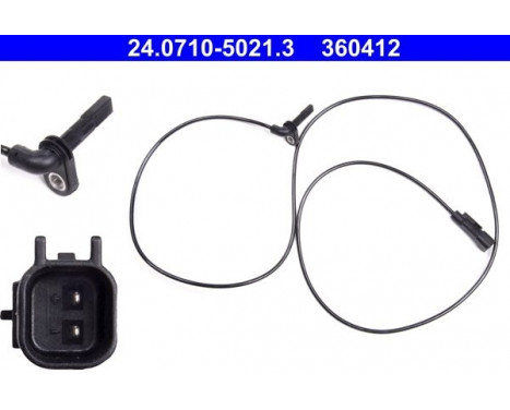 Sensor, wheel speed 24.0710-5021.3 ATE, Image 2