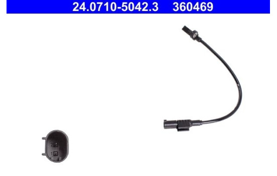 Sensor, wheel speed 24.0710-5042.3 ATE, Image 2