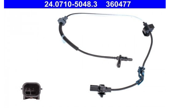 Sensor, wheel speed 24.0710-5048.3 ATE