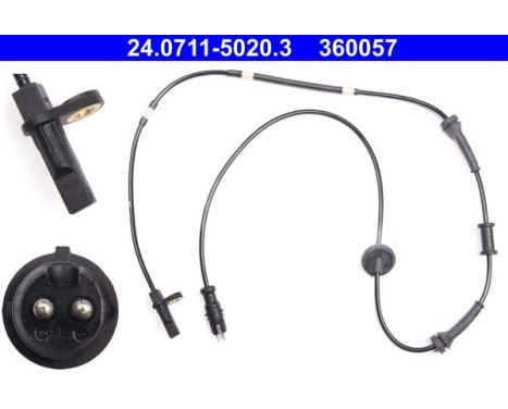 Sensor, wheel speed 24.0711-5020.3 ATE, Image 2