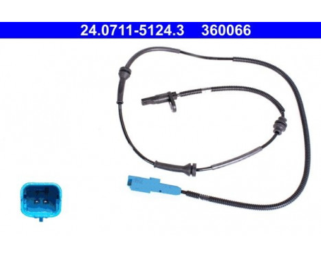Sensor, wheel speed 24.0711-5124.3 ATE, Image 2