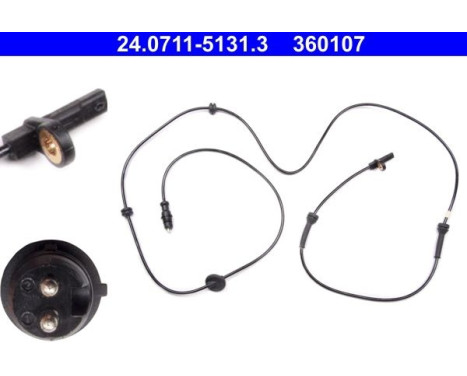 Sensor, wheel speed 24.0711-5131.3 ATE, Image 2