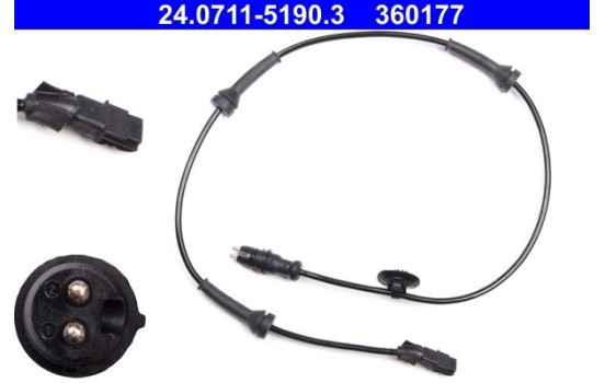 Sensor, wheel speed 24.0711-5190.3 ATE, Image 2