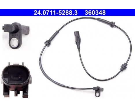 Sensor, wheel speed 24.0711-5288.3 ATE, Image 2